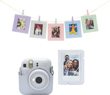 Fujifilm Instax Mini 12 tilbehørssett (hvit)