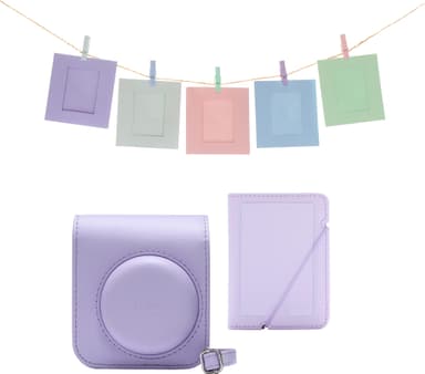Fujifilm Instax Mini 12 tilbehørssett (lilla)