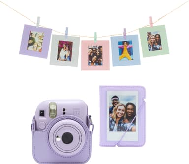 Fujifilm Instax Mini 12 tilbehørssett (lilla)
