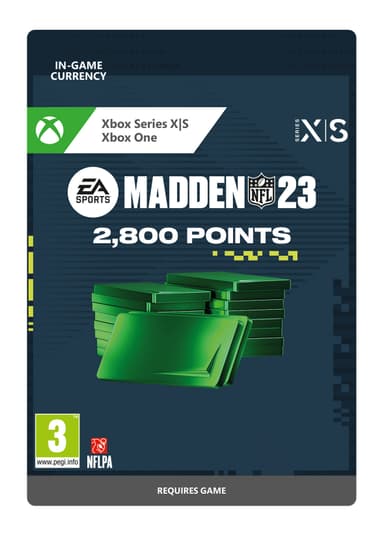 MADDEN NFL 23: 2800 Madden Points - XBOX One,Xbox Series X,Xbox Series