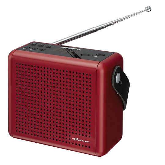 Radionette FM/DAB+ radio REXE3RE15E (rød)