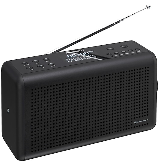 Radionette Explorer E7 radio (sort)