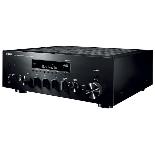 Yamaha 2.1 stereo receiver R-N803D (sort)