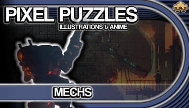 Pixel Puzzles Illustrations & Anime - Jigsaw pack: Mechs - PC Windows