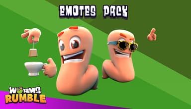 Worms Rumble - Emote Pack - PC Windows
