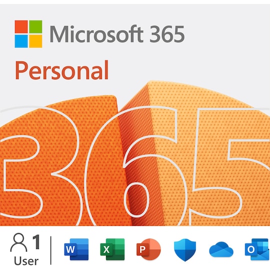 Microsoft 365 Personal - Premium Office-apper - 12-måneders abonnement