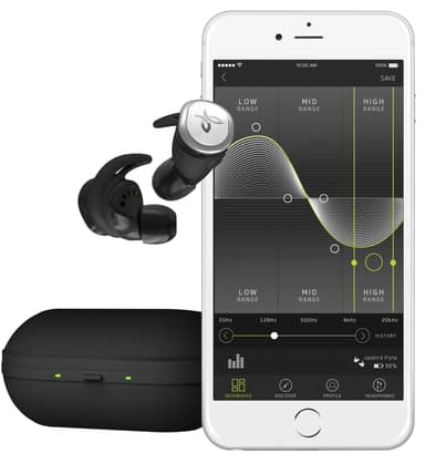 Jaybird RUN ekte trådløse in-ear hodetelefoner (hvit)