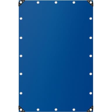 Presenning, vanntett blå - 3 x 6 m