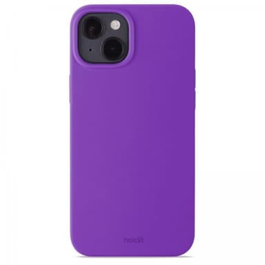 holdit iPhone 14 Plus Deksel Silikon Bright Purple