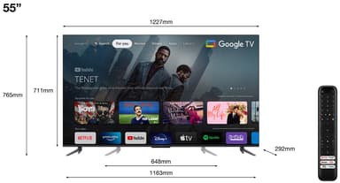 TCL 55'' QLED770 4K Smart TV (2023)
