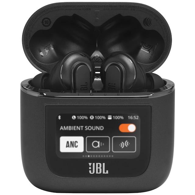 JBL Tour Pro 2 helt trådløse in-ear hodetelefoner (sort)