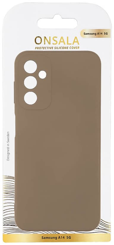 ONSALA Samsung A14 5G S deksel (sand)
