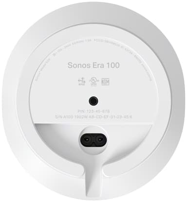 Sonos Era 100 høyttaler (hvit)