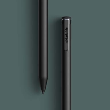reMarkable 2 Folio og Marker-pakke (sort skinn)