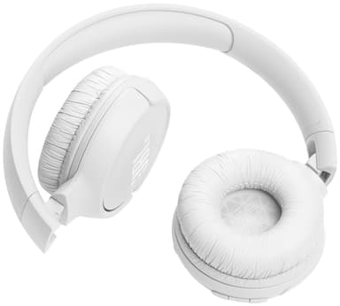 JBL Tune 520BT trådløse on-ear hodetelefoner (hvit)