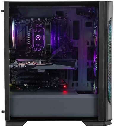 PCSpecialist Vortex G50 i5-12/16/1000/3050 stasjonær gaming-PC