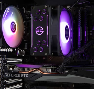 PCSpecialist Vortex G50 i5-12/16/1000/3050 stasjonær gaming-PC