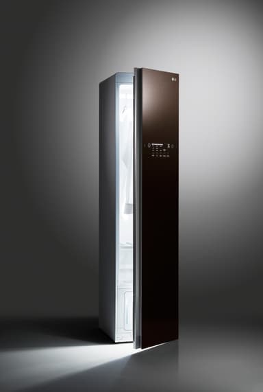 LG Styler tørkeskap med damp S3RERB (brun)