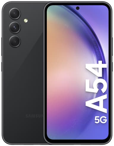 Samsung Galaxy A54 5G smarttelefon 8/128GB (sort)