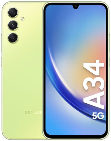 Samsung Galaxy A34 5G smarttelefon 8/256GB (grønn)