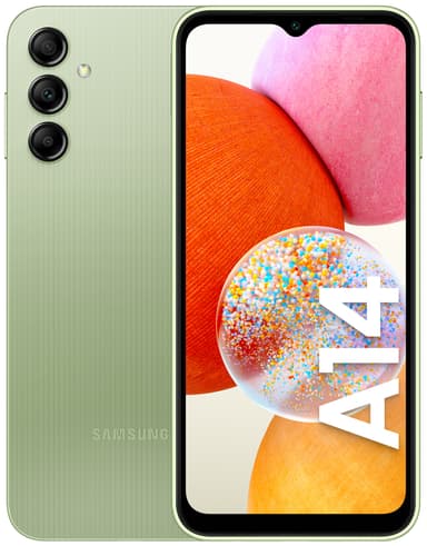 Samsung Galaxy A14 smarttelefon 4/64GB (grønn)