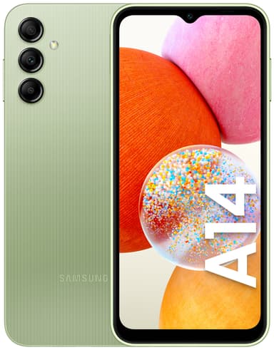 Samsung Galaxy A14 smarttelefon 4/128GB (grønn)