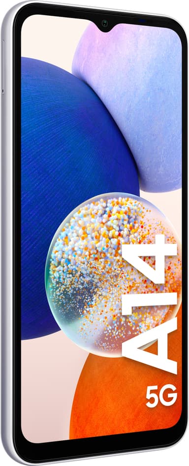 Samsung Galaxy A14 5G smarttelefon 4/64GB (sølv)