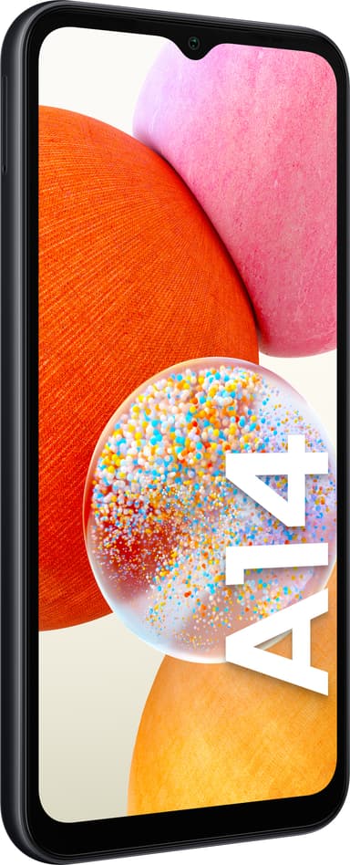 Samsung Galaxy A14 smarttelefon 4/128GB (sort)