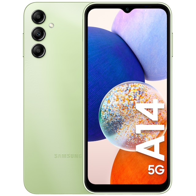 Samsung Galaxy A14 5G smarttelefon 4/128GB (grønn)