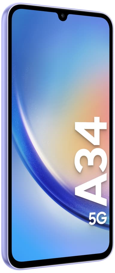 Samsung Galaxy A34 5G smarttelefon 6/128GB (lilla)