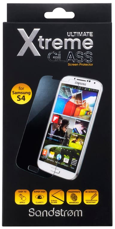Sandstrøm Ultimate Xtreme skjermbeskytter for Galaxy S4 Sandstrøm Ultimate Xtreme skjermbeskytter for Galaxy S4