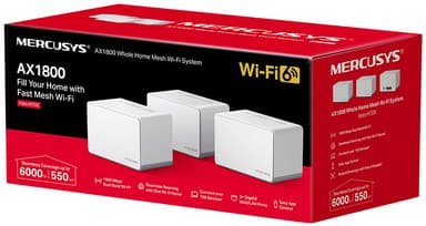 Mercusys Halo H70X Mesh Wi-Fi system (3-pakning)