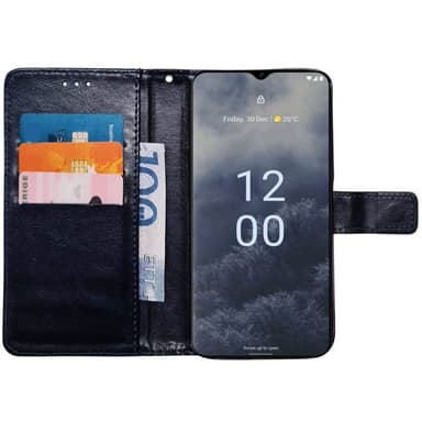 Mobil lommebok 3-kort Nokia G60 - Mørkeblå