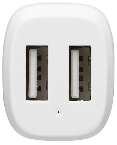 Sandstrøm 4,8A billader m/2 stk USB-porter