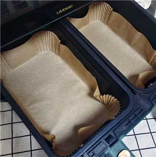 Air Fryer Liners 100-pakning Gul