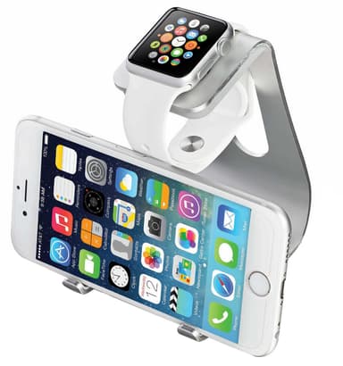 Sandstrøm stativ til Apple Watch og iPhone