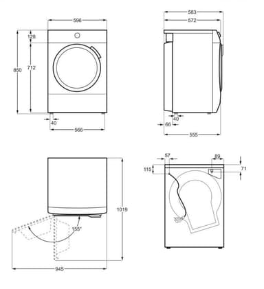 Electrolux tørketrommel EW2C327R1 - brukt