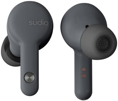 Sudio A2 trådløse in-ear hodetelefoner (antrasitt)