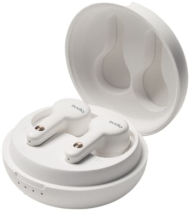 Sudio A2 trådløse in-ear hodetelefoner (hvit)