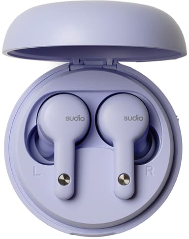 Sudio A2 trådløse in-ear hodetelefoner (lilla)