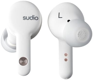 Sudio A2 trådløse in-ear hodetelefoner (hvit)