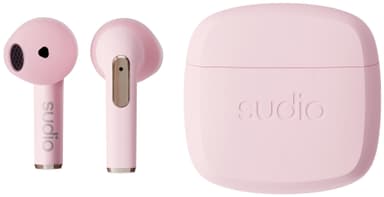 Sudio N2 trådløse in-ear hodetelefoner (rosa)