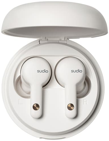 Sudio A2 trådløse in-ear hodetelefoner (hvit)