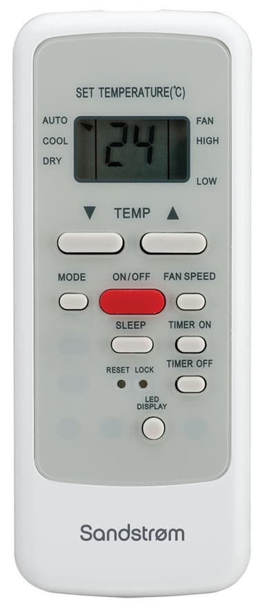 Sandstrøm portabel aircondition SAC07C15E