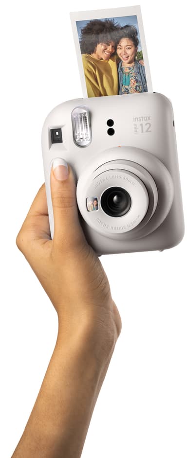 Fujifilm Instax Mini 12 kompaktkamera (hvit)