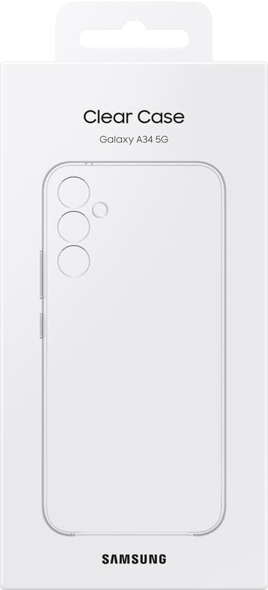 Samsung Galaxy A34 Clear deksel (transparent)
