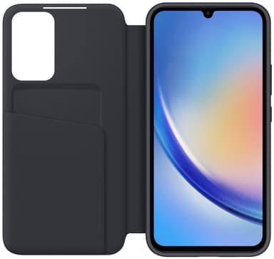 Samsung Galaxy A34 Smart View lommebokdeksel (sort)