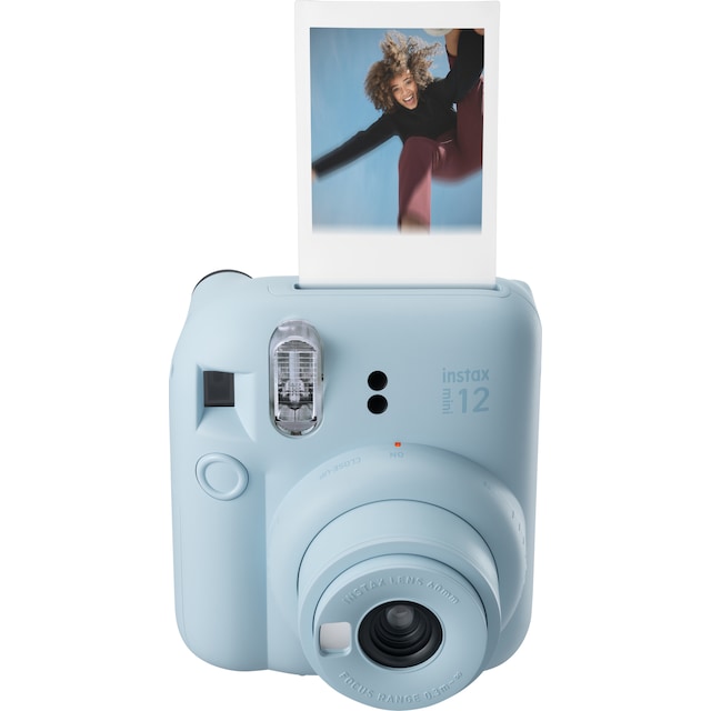 Fujifilm Instax Mini 12 kompaktkamera (blå, 10 bilder)