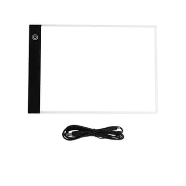INF Tegnebrett med lysdioder A4, lysbord USB