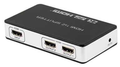 HDMI Splitter 1 i 2 ut 4K   30Hz Sort